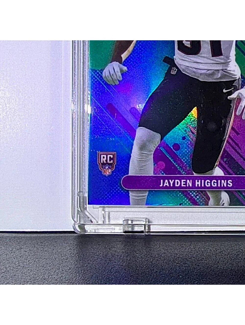 Jayden Higgins Rookie 2025 Topps Finest NFL #26 Card Houston Texans 065/200